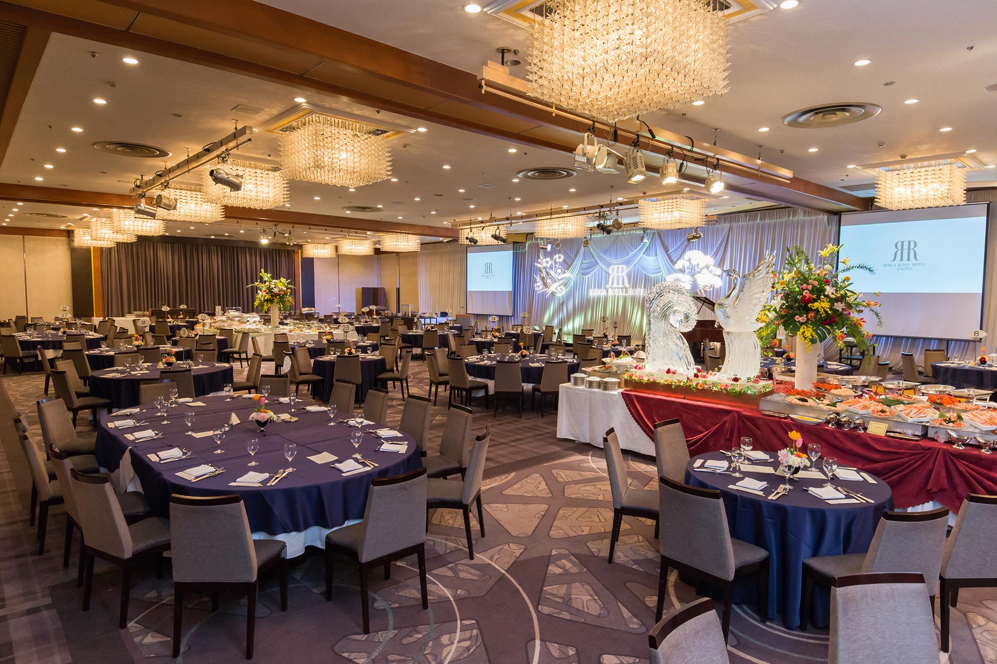 Rihga Royal Hotel Kioto Exterior foto The ballroom at the hotel